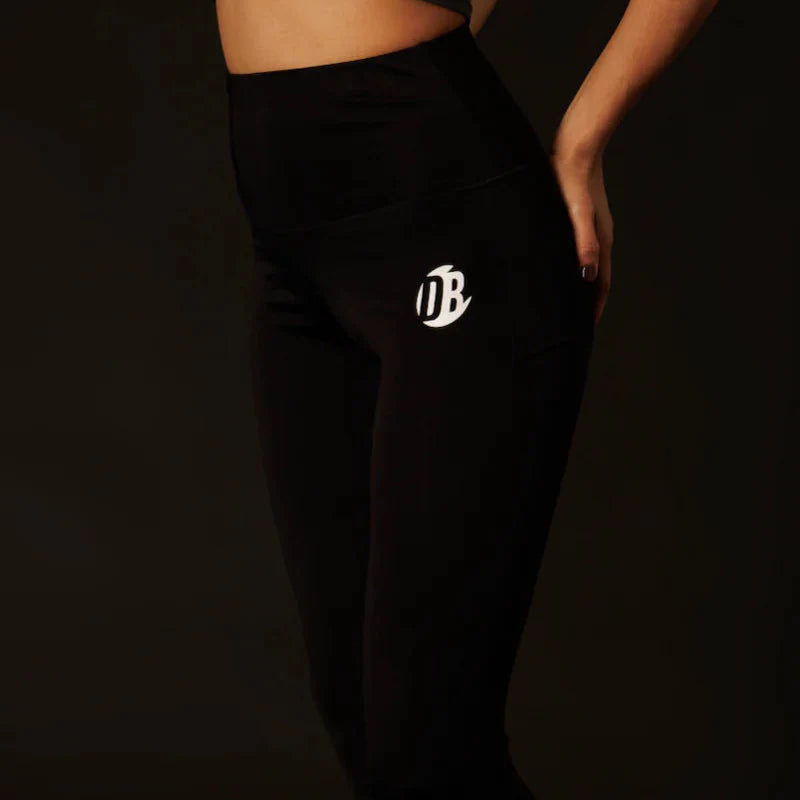 Women’s Black Tennis Leggings – Drybreak Collection