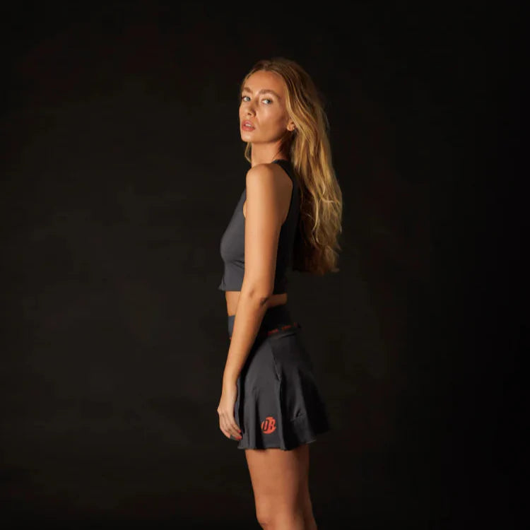 Women’s Black Tennis Skirt – Drybreak Collection