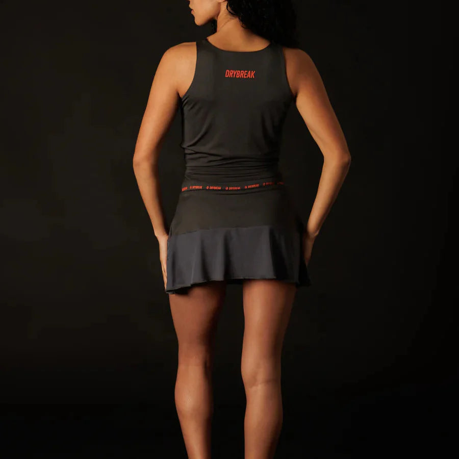 Women’s Black Classic Tennis Skirt – Drybreak Collection