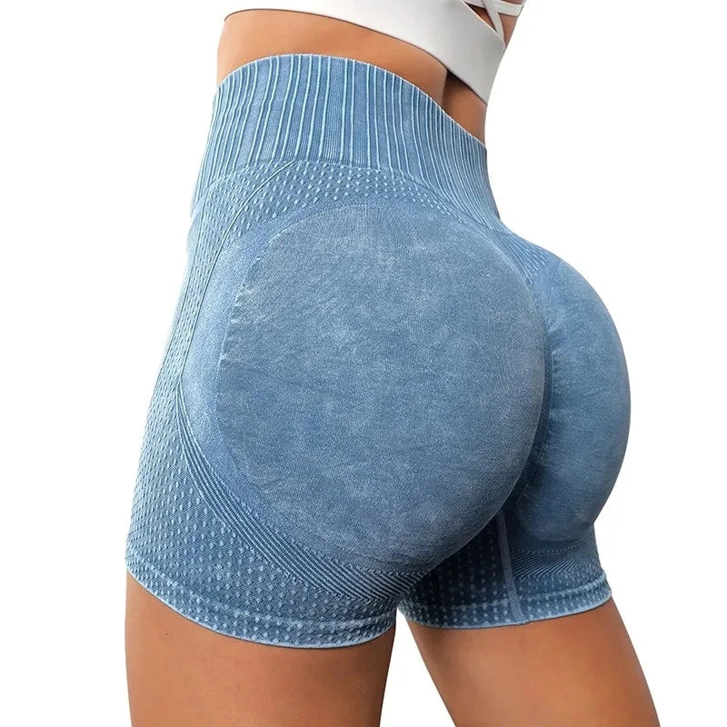 Women’s Seamless Scrunch Shorts – Quick-Dry Active Fit
