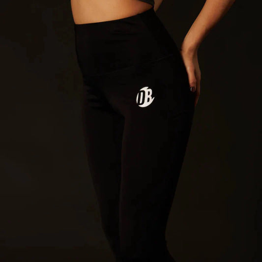 Women’s Black Tennis Leggings – Drybreak Collection