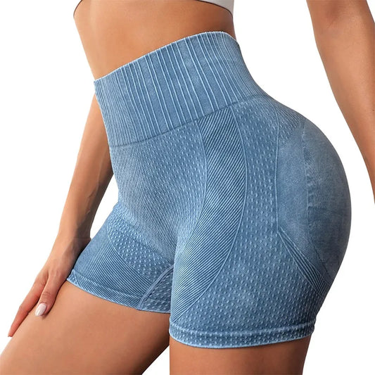 Women’s Seamless Scrunch Shorts – Quick-Dry Active Fit